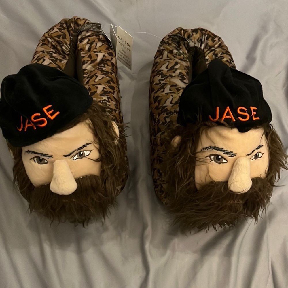 NWT Jase Duck Dynasty slippers XL